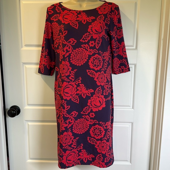 Saint James UPF 50+ Floral Stretchy 3/4 Sleeve Dress 10 - Picture 1 of 5